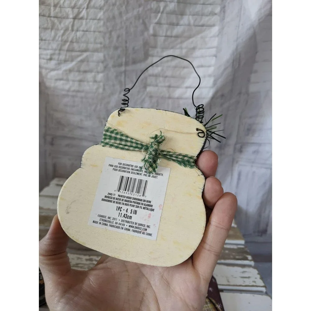 Snowman Country Wooden Set of 3‎ Christmas holiday